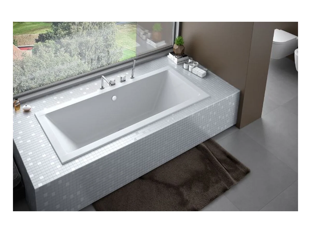 Baignoire EMILIA ultra-slim 155-165-170-175-180-190 cm - Dimensions baignoire: 175 x 80 cm