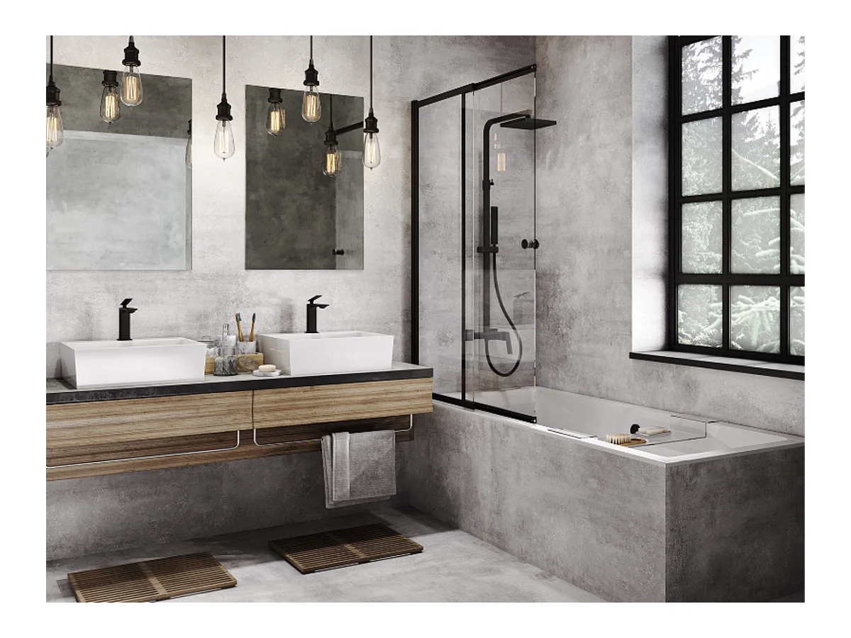 Baignoire EMILIA ultra-slim 155-165-170-175-180-190 cm - Dimensions baignoire: 175 x 80 cm