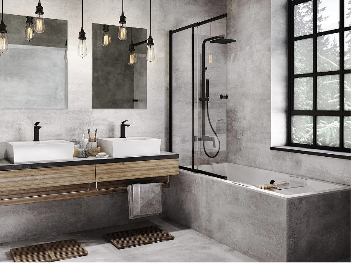 Baignoire EMILIA ultra-slim 155-165-170-175-180-190 cm - Dimensions baignoire: 175 x 80 cm