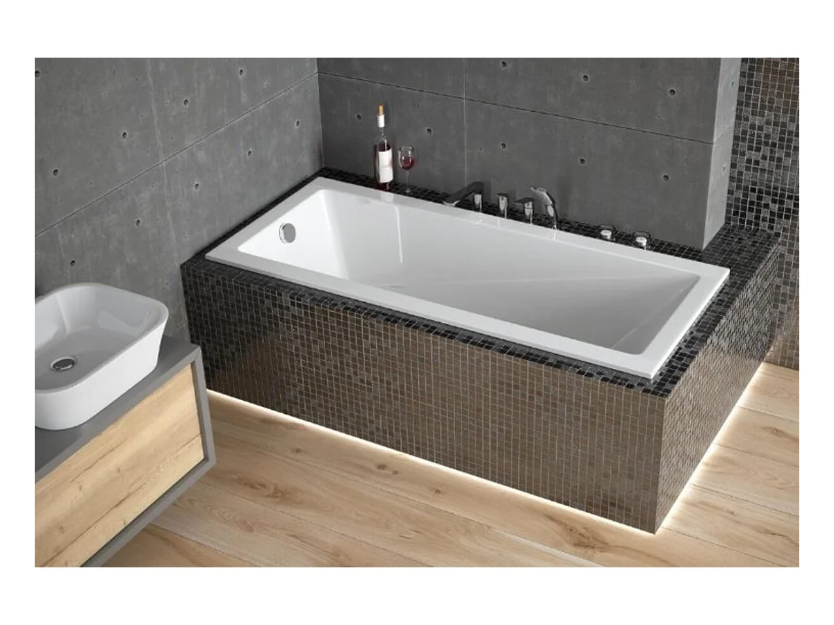 Baignoire MODERN Ultra-Slim 140-150-160-170-180 cm - Dimensions: 160cm