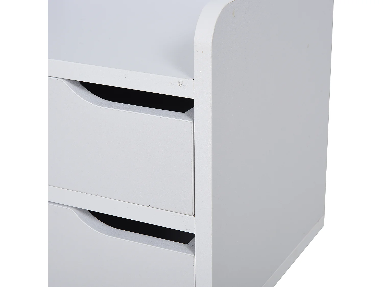 Mesita de noche blanco 33x28x42cm HOMCOM