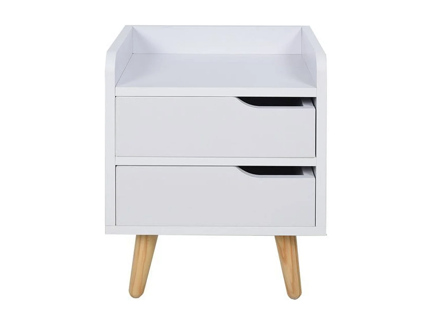 Mesita de noche blanco 33x28x42cm HOMCOM