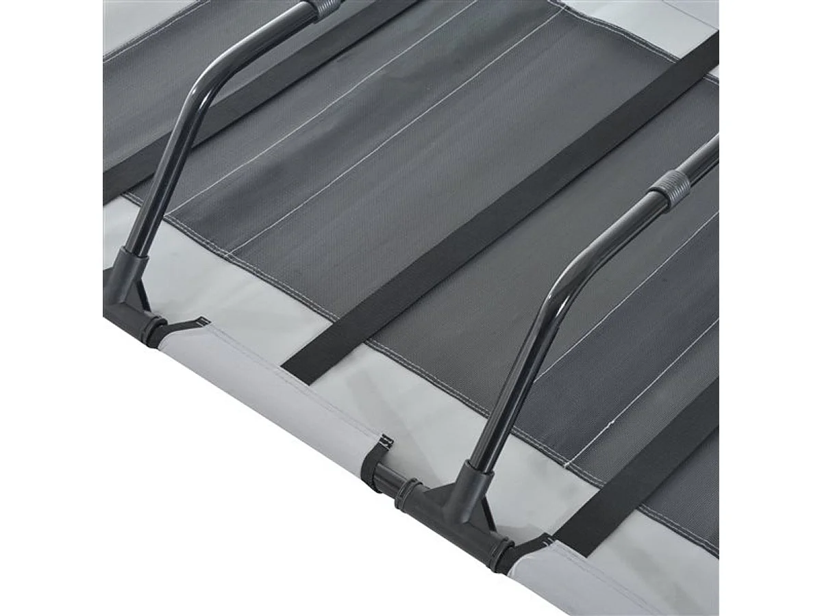 Cama elevada para mascotas gris 122x92x108cm PawHut