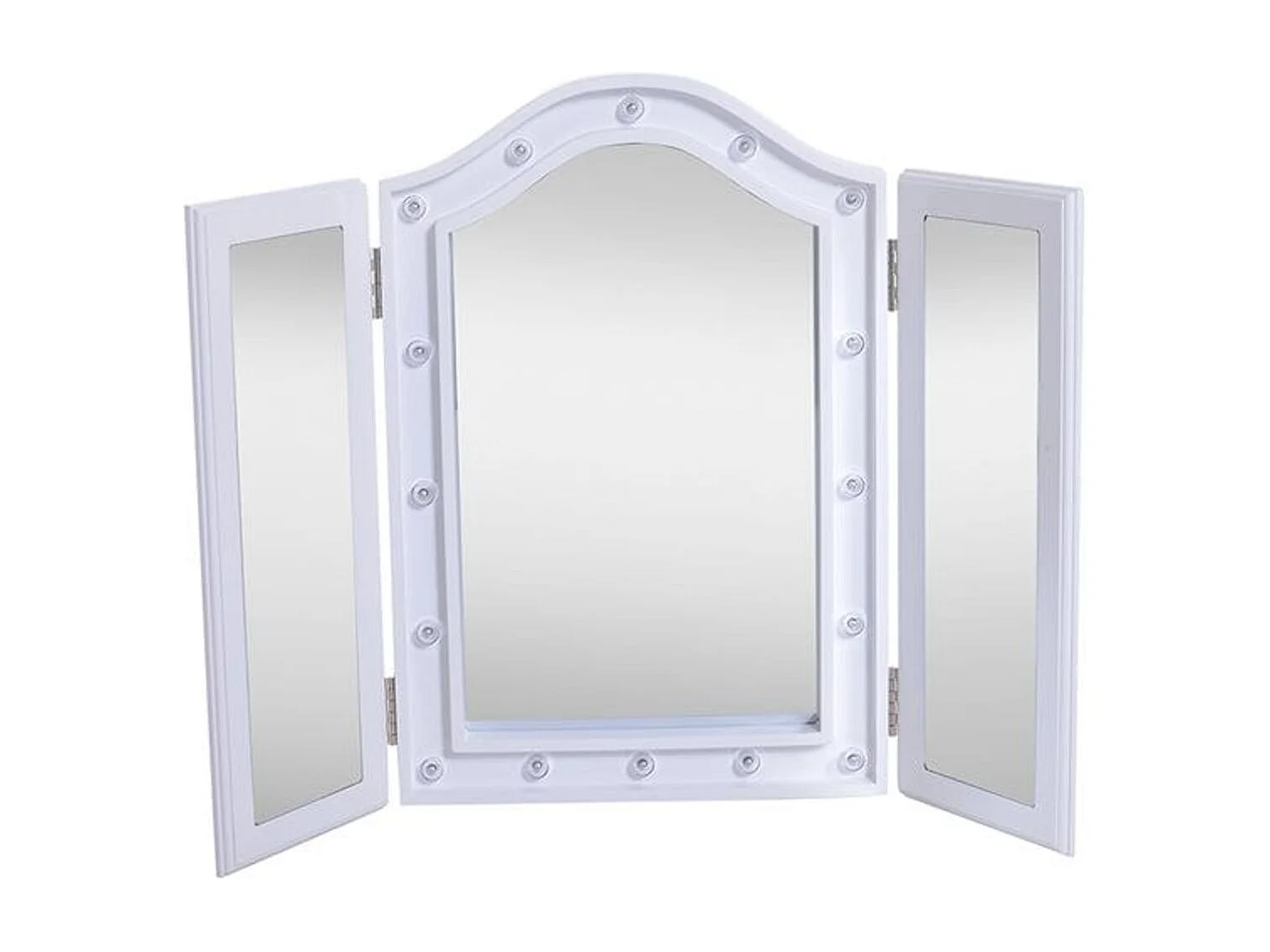 Espejo de maquillaje con luz led blanco 73x53,5x4,5cm HOMCOM