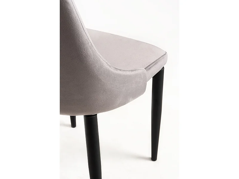 Packs Sillas Comedor - Pack 4 Sillas Kan Terciopelo - Gris