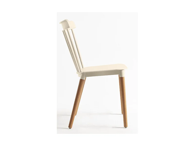 Sillas Comedor - Silla Leka - Beige