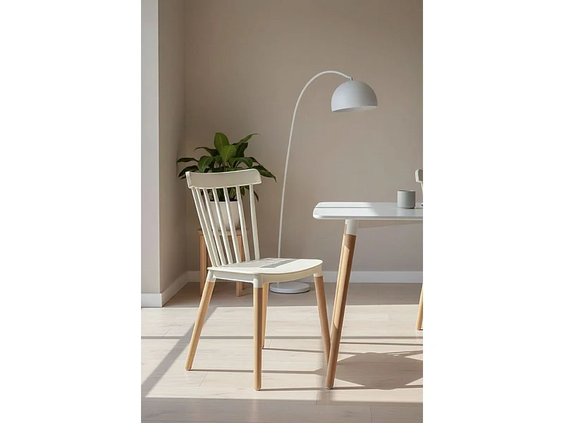 Sillas Comedor - Silla Leka - Beige