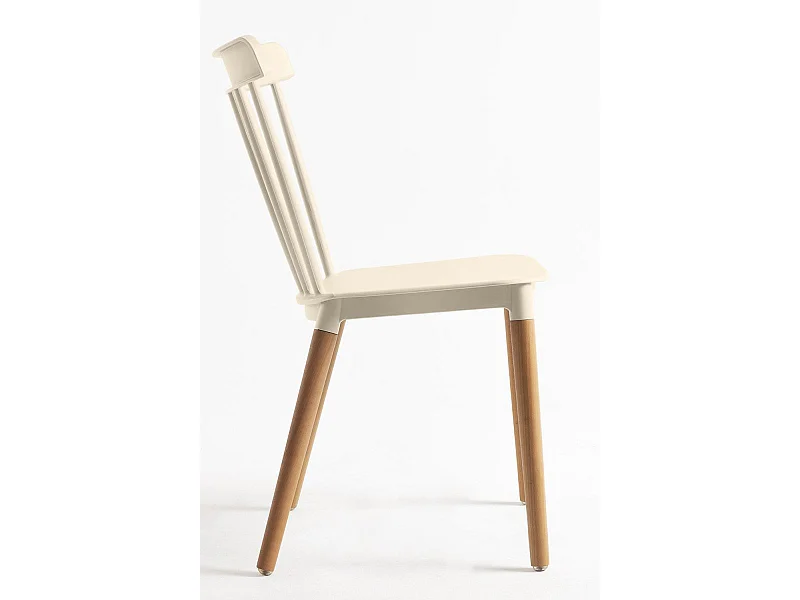 Sillas Comedor - Silla Leka - Beige