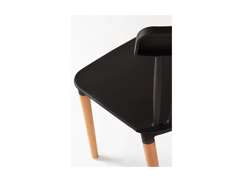 Packs Sillas Comedor - Pack 6 Sillas Leka - Negro