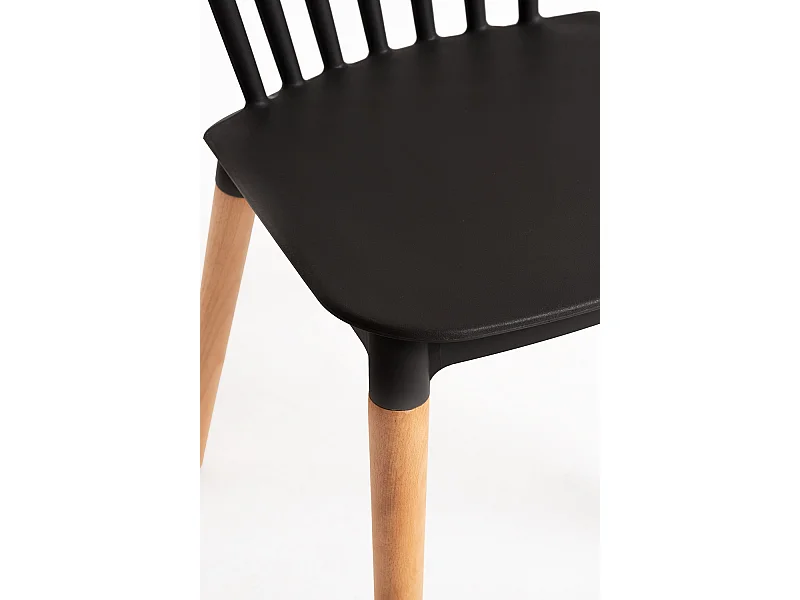 Packs Sillas Comedor - Pack 6 Sillas Leka - Negro