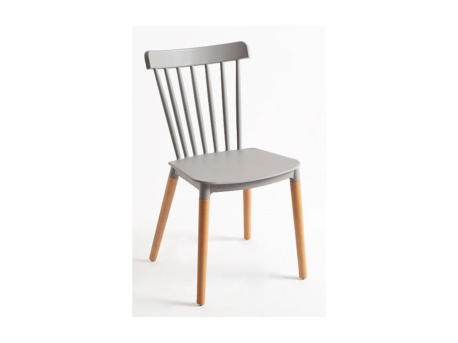 Sillas Comedor - Silla Leka - Gris
