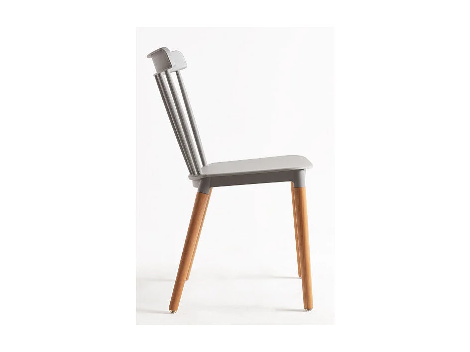 Sillas Comedor - Silla Leka - Gris