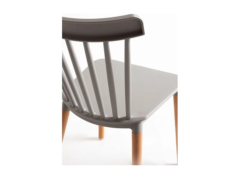 Sillas Comedor - Silla Leka - Gris