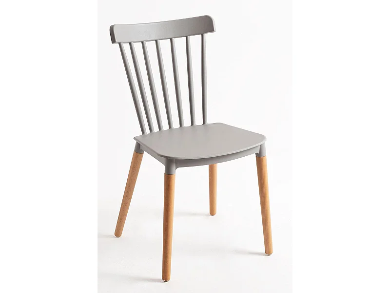 Sillas Comedor - Silla Leka - Gris