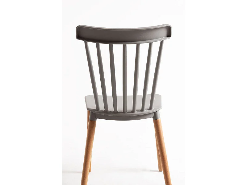 Sillas Comedor - Silla Leka - Gris