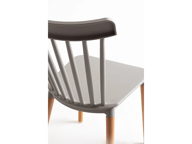 Packs Sillas Comedor - Pack 6 Sillas Leka - Gris