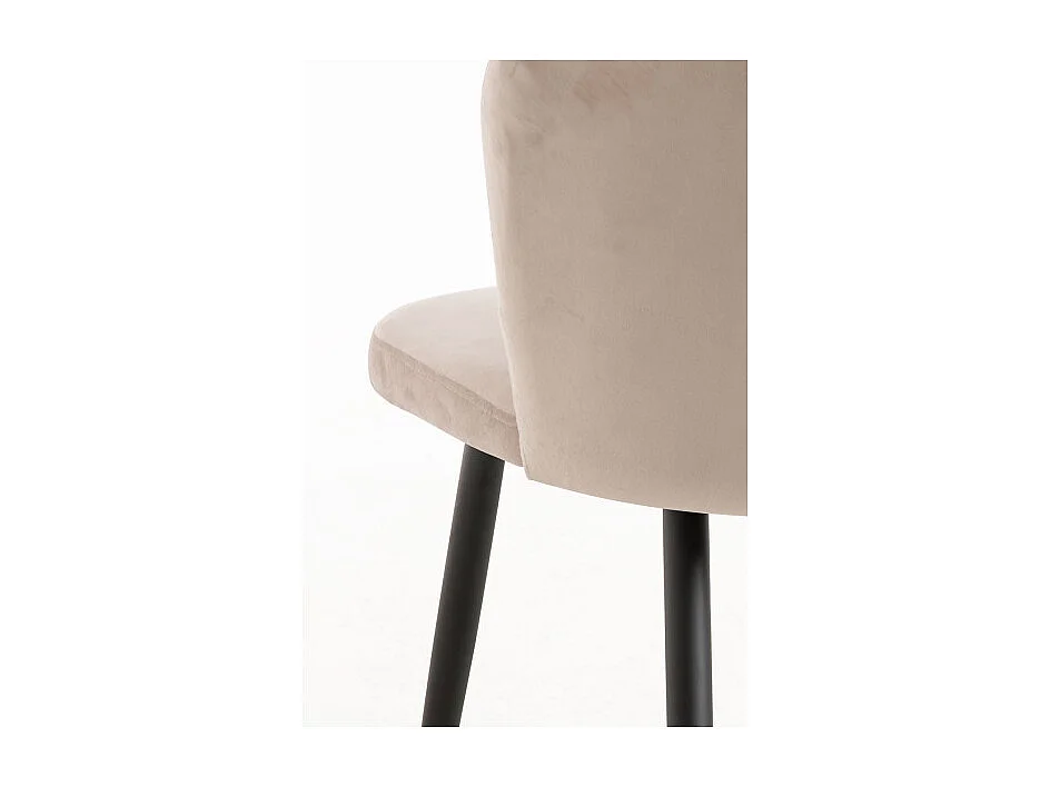 Sillas Comedor - Silla Luk Terciopelo - Beige