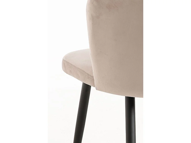 Sillas Comedor - Silla Luk Terciopelo - Beige
