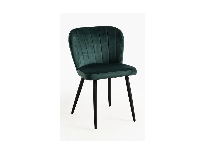 Sillas Comedor - Silla Luk Terciopelo - Verde