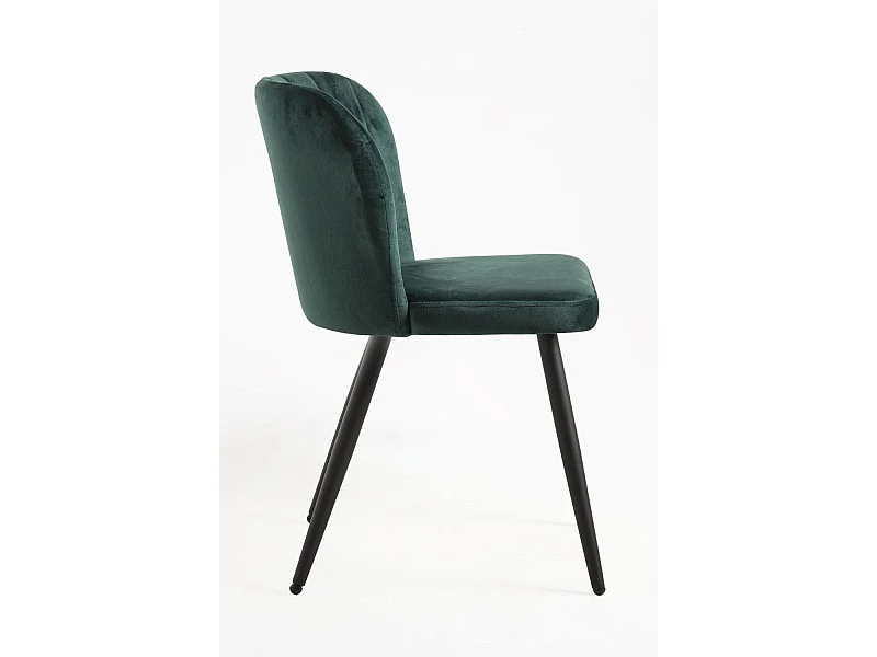 Sillas Comedor - Silla Luk Terciopelo - Verde