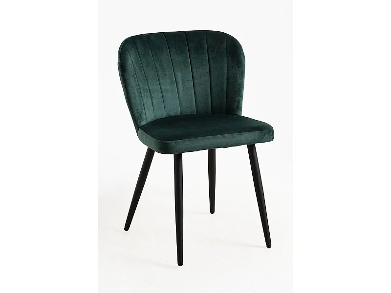 Sillas Comedor - Silla Luk Terciopelo - Verde
