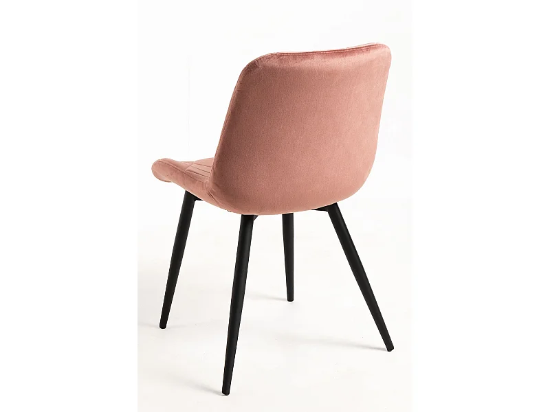 Packs Sillas Comedor - Pack 6 Sillas Min Terciopelo - Rosa