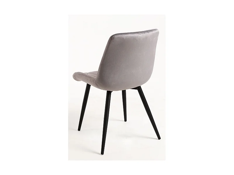 Packs Sillas Comedor - Pack 4 Sillas Min Terciopelo - Gris
