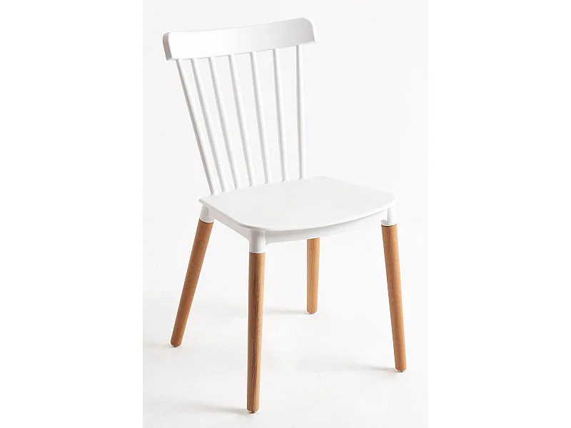 Sillas Comedor - Silla Leka - Blanco