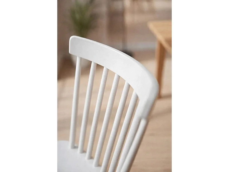 Sillas Comedor - Silla Leka - Blanco