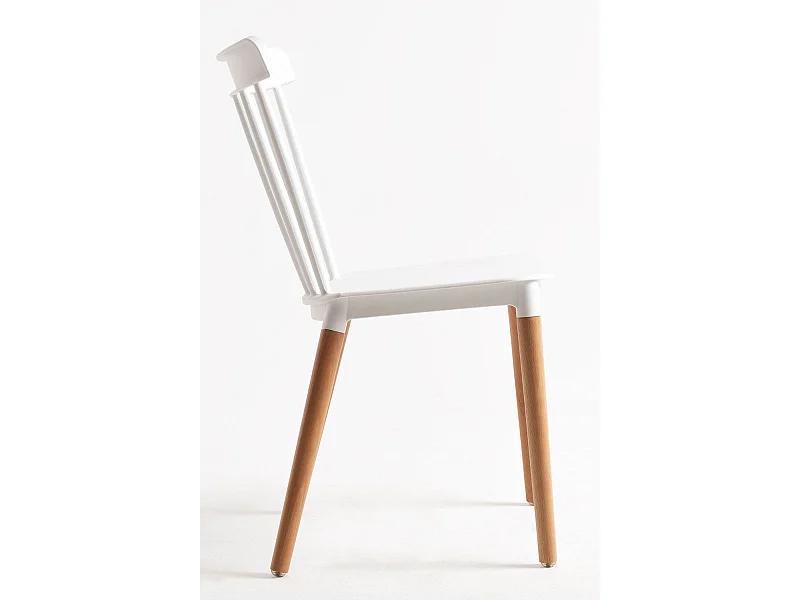 Sillas Comedor - Silla Leka - Blanco
