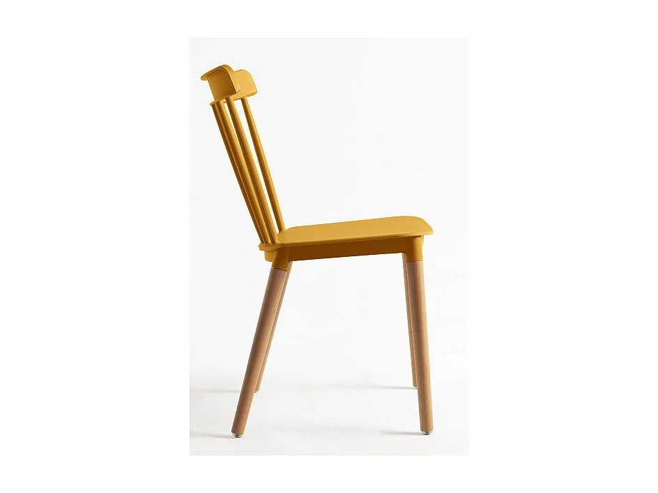 Packs Sillas Comedor - Pack 2 Sillas Leka - Mostaza