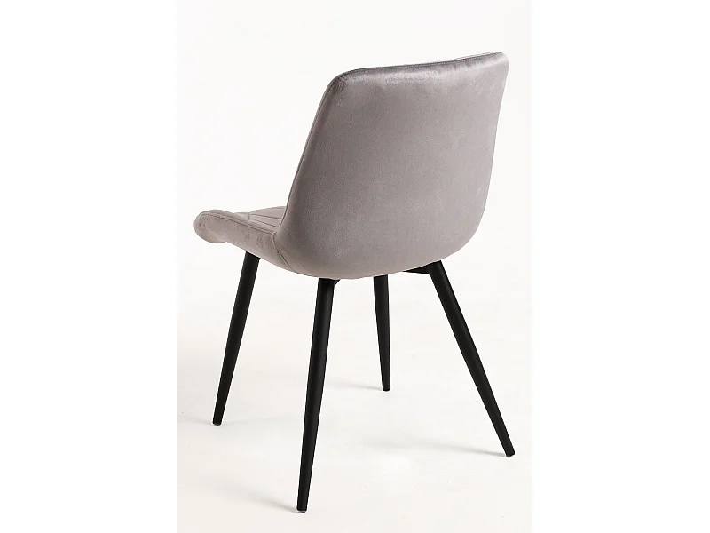 Packs Sillas Comedor - Pack 2 Sillas Min Terciopelo - Gris