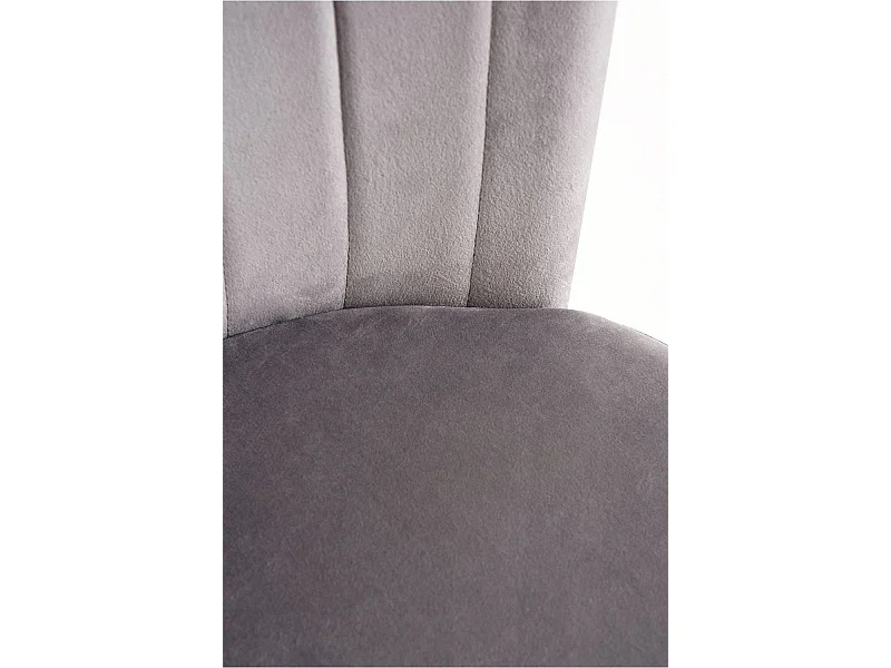 Sillas Comedor - Silla Luk Terciopelo - Gris oscuro