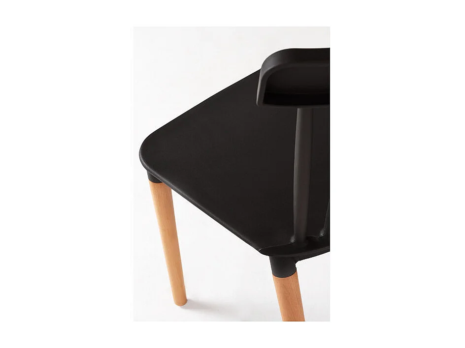 Sillas Comedor - Silla Leka - Negro
