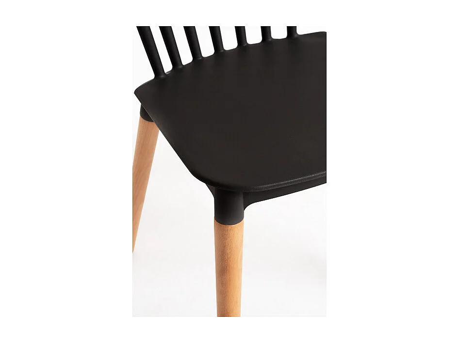 Sillas Comedor - Silla Leka - Negro