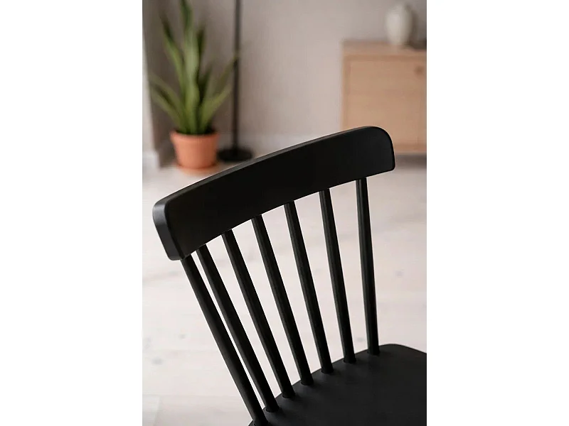 Sillas Comedor - Silla Leka - Negro