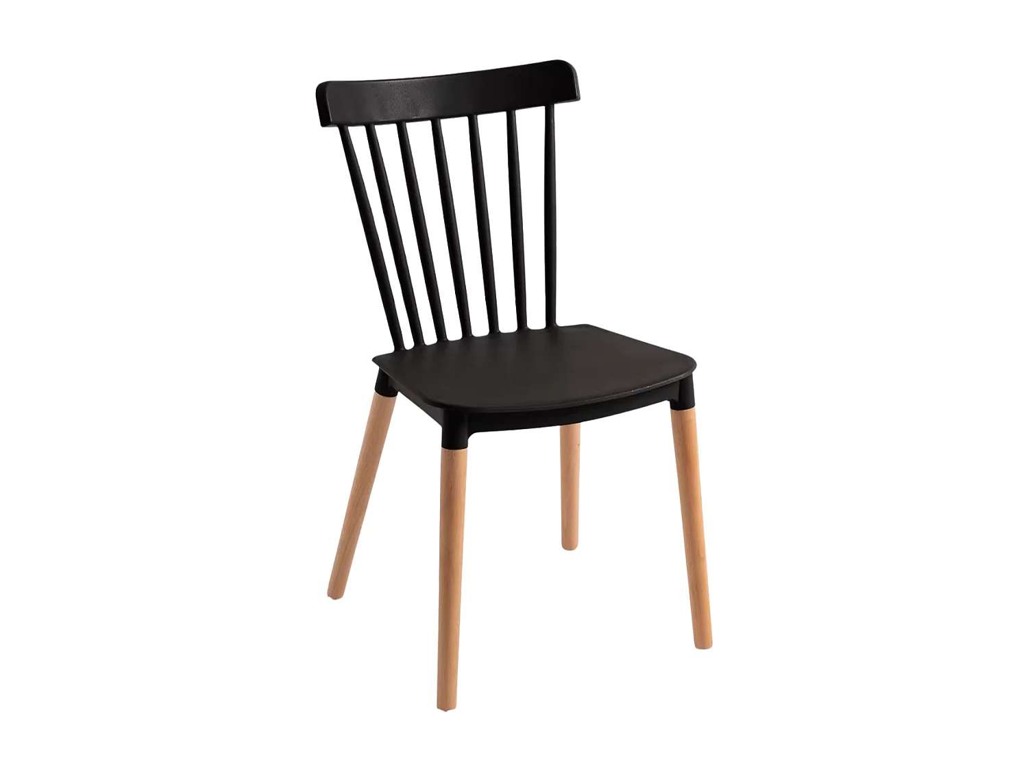 Sillas Comedor - Silla Leka - Negro