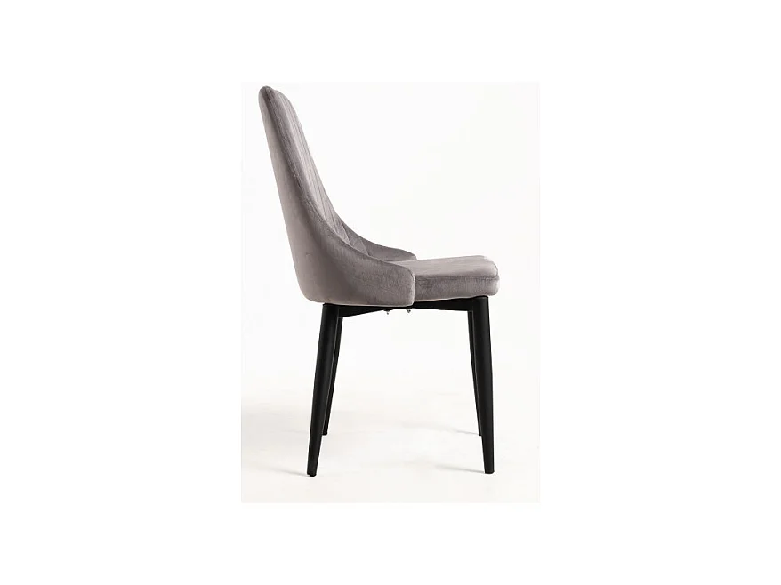 Packs Sillas Comedor - Pack 2 Sillas Kan Terciopelo - Gris