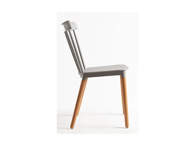 Packs Sillas Comedor - Pack 4 Sillas Leka - Gris