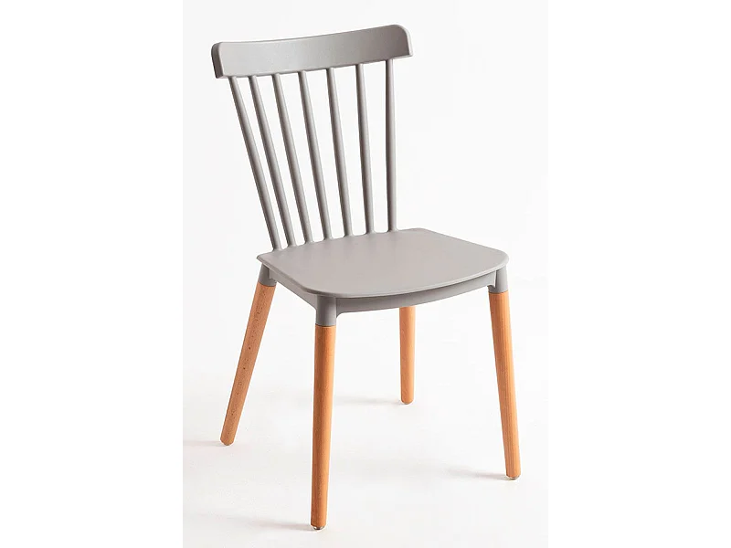 Packs Sillas Comedor - Pack 4 Sillas Leka - Gris