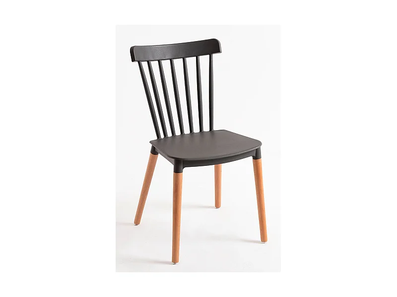 Packs Sillas Comedor - Pack 4 Sillas Leka - Gris oscuro