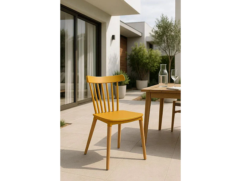 Sillas Comedor - Silla Leka - Mostaza