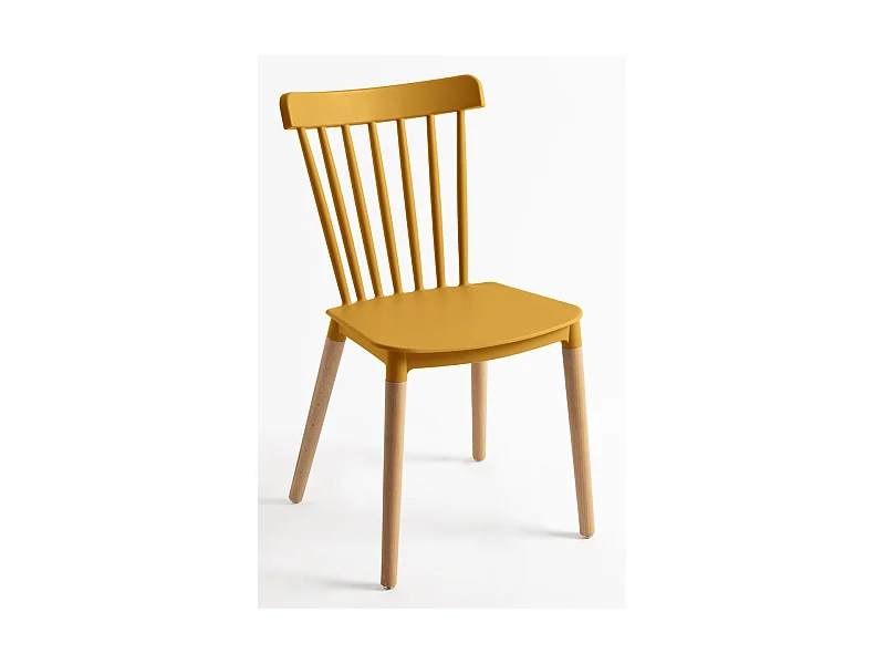 Packs Sillas Comedor - Pack 4 Sillas Leka - Mostaza