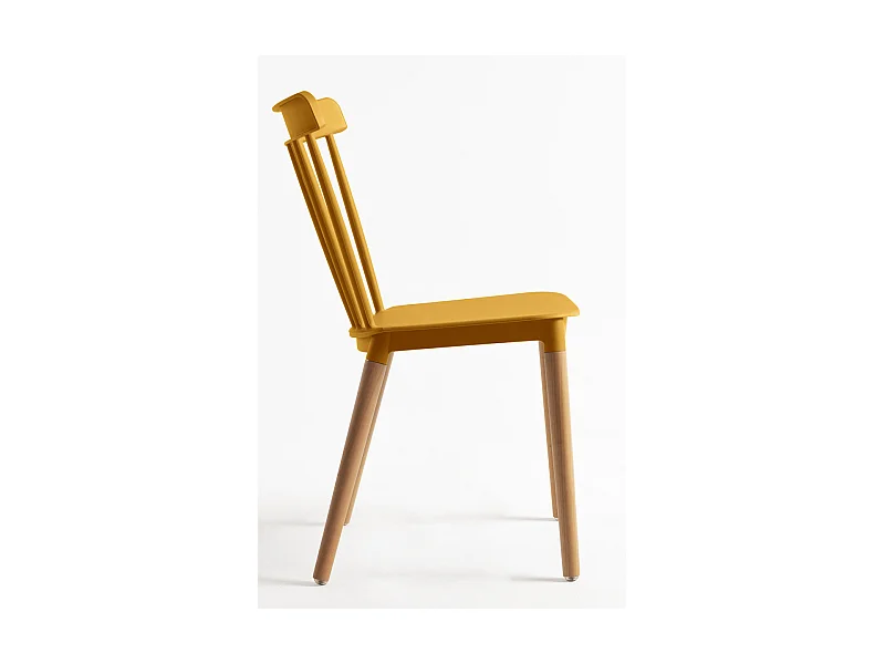 Packs Sillas Comedor - Pack 4 Sillas Leka - Mostaza