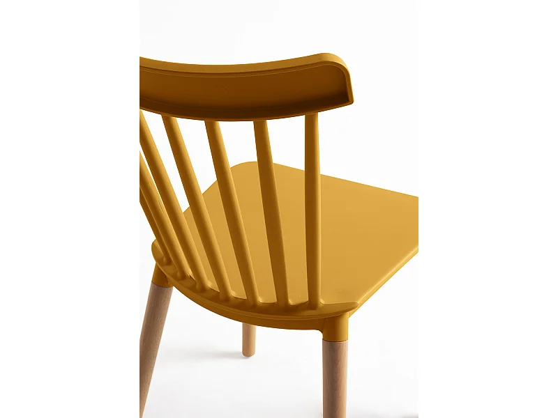 Packs Sillas Comedor - Pack 4 Sillas Leka - Mostaza