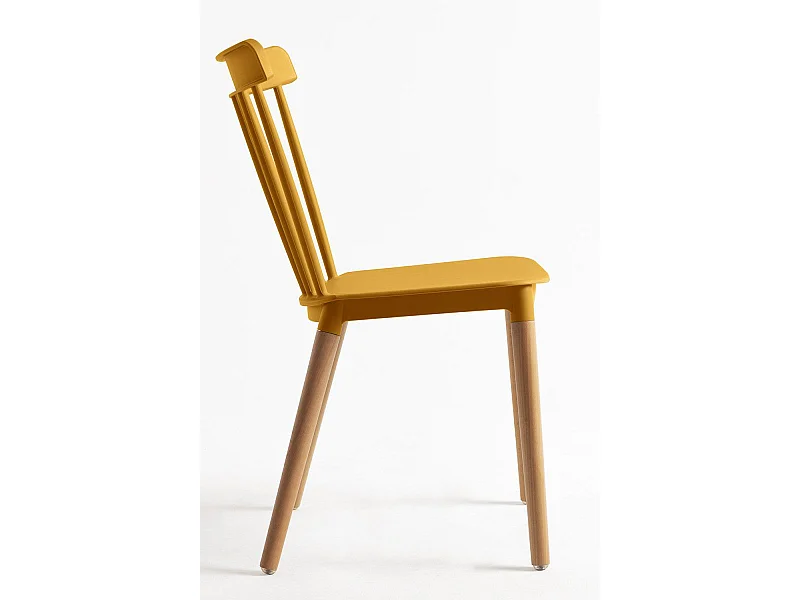 Packs Sillas Comedor - Pack 4 Sillas Leka - Mostaza