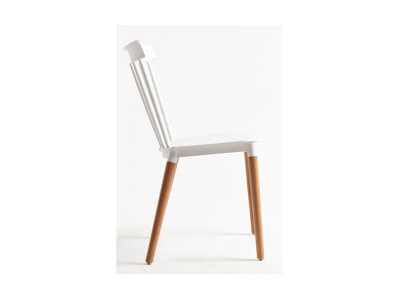 Packs Sillas Comedor - Pack 4 Sillas Leka - Blanco