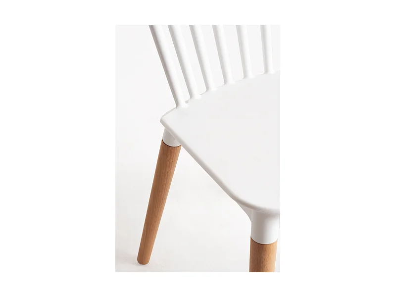 Packs Sillas Comedor - Pack 4 Sillas Leka - Blanco