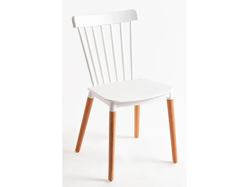 Packs Sillas Comedor - Pack 4 Sillas Leka - Blanco