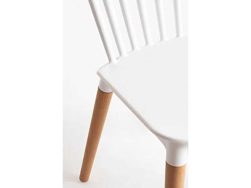 Packs Sillas Comedor - Pack 4 Sillas Leka - Blanco